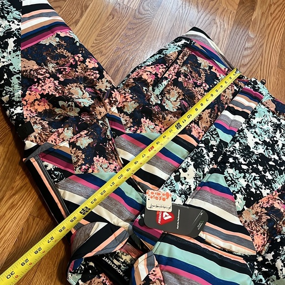 Free People Movement Bunny Slope Puffer Jacket Black Diamond Print Sz Small NWT - Picture 8 of 17